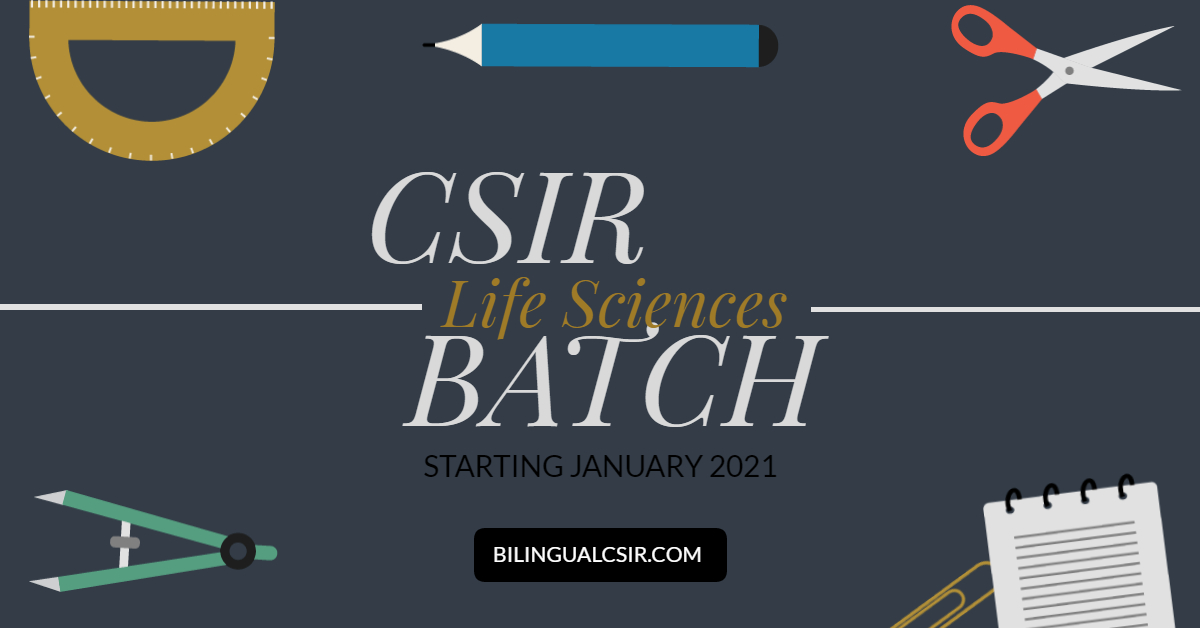 CSIR-UGC NET Life Sciences June 2021